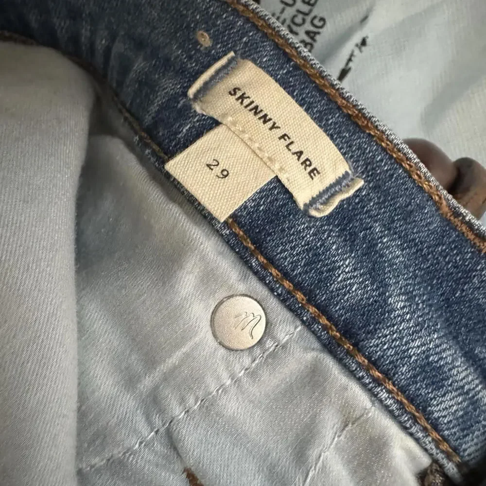 Madewell Blue Flare Jeans - Picture 4 of 6